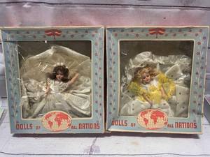 Lot of 2 Dolls of All Nation 1950s Dolls