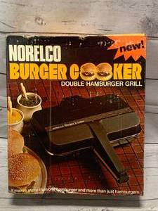 Vintage Norelco Burger Cooker HB2222