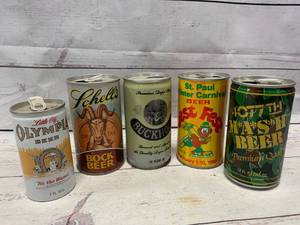 5 Beer Cans from Collection