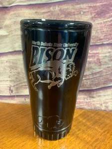 New NDSU Bison Silver Buffalo 188 Stainless Insulated 20oz Mug Tumbler