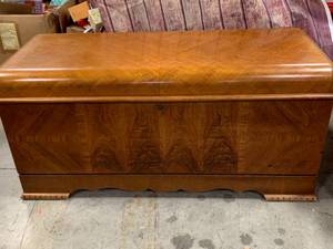 Stunning Vintage Cedar Chest with Shelf