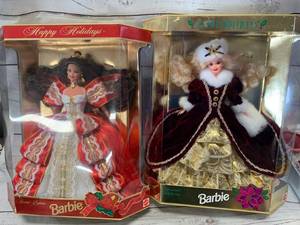 Lot of 2 Vintage Special Edition Holiday Barbies