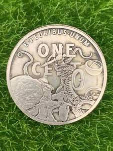 Unique Octopus Skull Coin