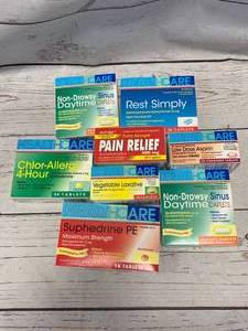 Fresh Lot of Medicine Cabinet Favorites (all in date)