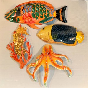 Fun Sea Creatures  Wall Decorations