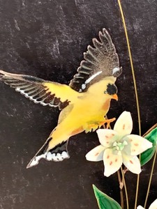 Bovano Yellow Bird Sculpture