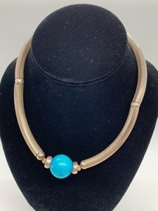 Sterling and Turquoise Necklace