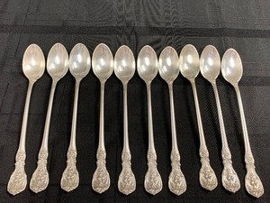 Francis I (Reed and Barton) Sterling 12 Long Handled Teaspoons