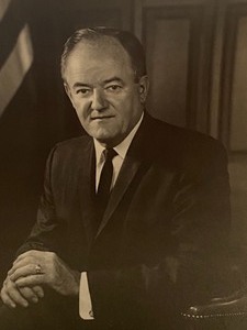 Signed Hubert Humphrey Picture