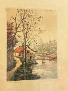Vintage Etching