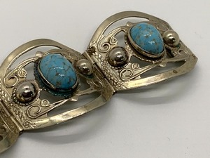 Silver and Turquoise Bracelet