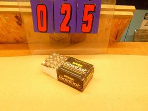 .50 AE ammo box of 20. As shown.