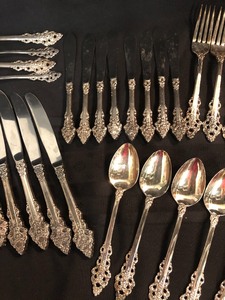 International Deep Silver Plated Flatware