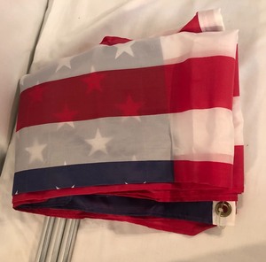 American Flag with Pole