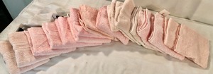 Large Lot of Light Pink Towels