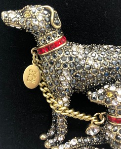 Heidi Daus Handsome Hounds Brooch (RETIRED)