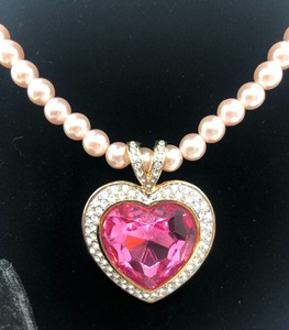 Stunning Pink Heart Jewlery Set