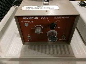 lot 25 image: Olympus CLK-3 Cold Light Supply Source and Stryker InfraVision IR Illuminator