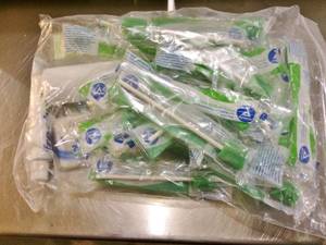 lot 59 image: 2 Empty Medtronic Pacemaker Cases and Lot of Oral Swabs
