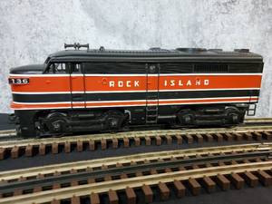 lot 7 image: K-Line 3-Rail Rock Island Diesel Engine #136