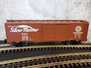 lot 25 image: CMP Seaboard Silver Meteor Box Car Hi-Rail