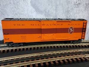 lot 27 image: K-Line Milwaukee Road Express Service Box Car