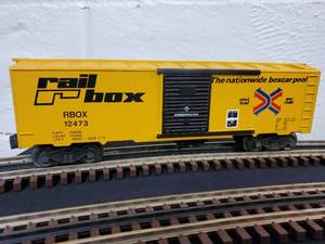 lot 44 image: Williams Classic Freight Rail Box, Box Car No. 1
