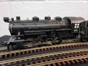 lot 72 image: Rail King 3-Rail 0-8-0 Chicago Northwestern Switch Engine and Tender