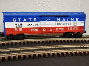 lot 85 image: Lionel Bangor Aroostook State of Maine Box Car