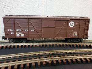 lot 92 image: CMP Pennsylvania High-Rail Box Car