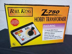 lot 105 image: Rail King Z-750 Hobby Train Transformer NEW