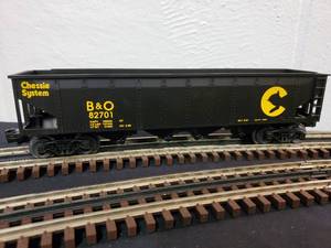 lot 155 image: Rail King Chessie Hopper Car item No. 30-7614