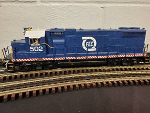 lot 166 image: MTH 3-Rail FEC GP38-2 Diesel Engine NO. 20-2406-3