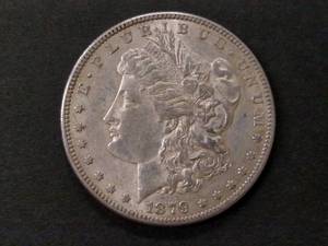 1879 S Morgan Silver Dollar...