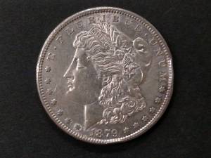 1879 S Morgan Silver Dollar...