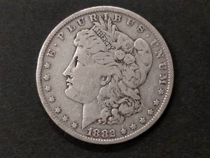 1882 O Morgan Silver Dollar...