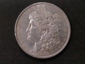 1883 O Morgan Silver Dollar...
