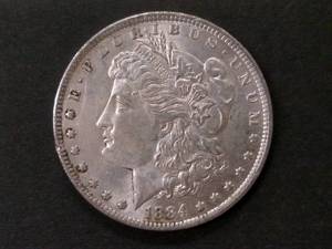1884 O Morgan Silver Dollar...