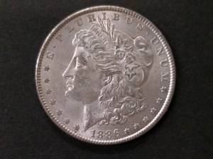 1886 Morgan Silver Dollar...