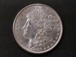1886 Morgan Silver Dollar...