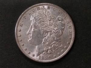 1886 Morgan Silver Dollar...