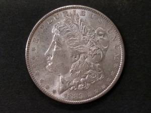 1889 Morgan Silver Dollar...