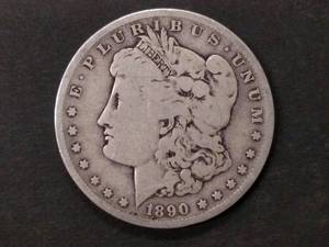 1890 O Morgan Silver Dollar...
