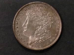 1902 Morgan Silver Dollar...