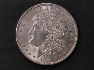 1921 Morgan Silver Dollar...