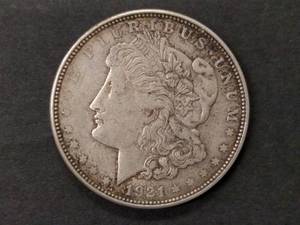 1921 D Morgan Silver Dollar...