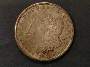 1921 S Morgan Silver Dollar...