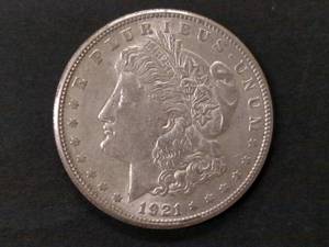 1921 S Morgan Silver Dollar...