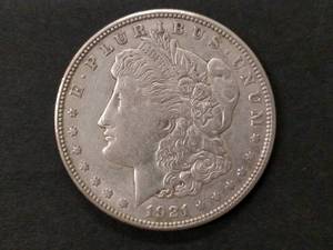 1921 S Morgan Silver Dollar...