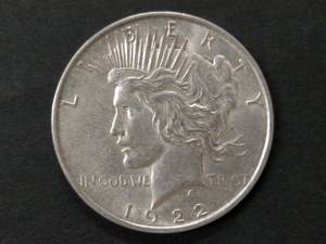 1922 D Peace Silver Dollar...